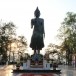 พระพุทธลีลาปางประจำพระชนมวารที่สูงใหญ่ที่สุดในประเทศ
