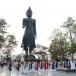 พระพุทธลีลาปางประจำพระชนมวารที่สูงใหญ่ที่สุดในประเทศ