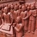 ประติมากรรมนูนต่ำพระอุโบสถวัดบ้านหงาว