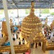ประเพณีรับขวัญข้าวก่อเจดีย์ข้าวเปลือก สักการะบูชาหลวงพ่อเพชร