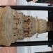 ปูนปั้นฐานเสมาคู่ อุโบสถวัดสระบัว