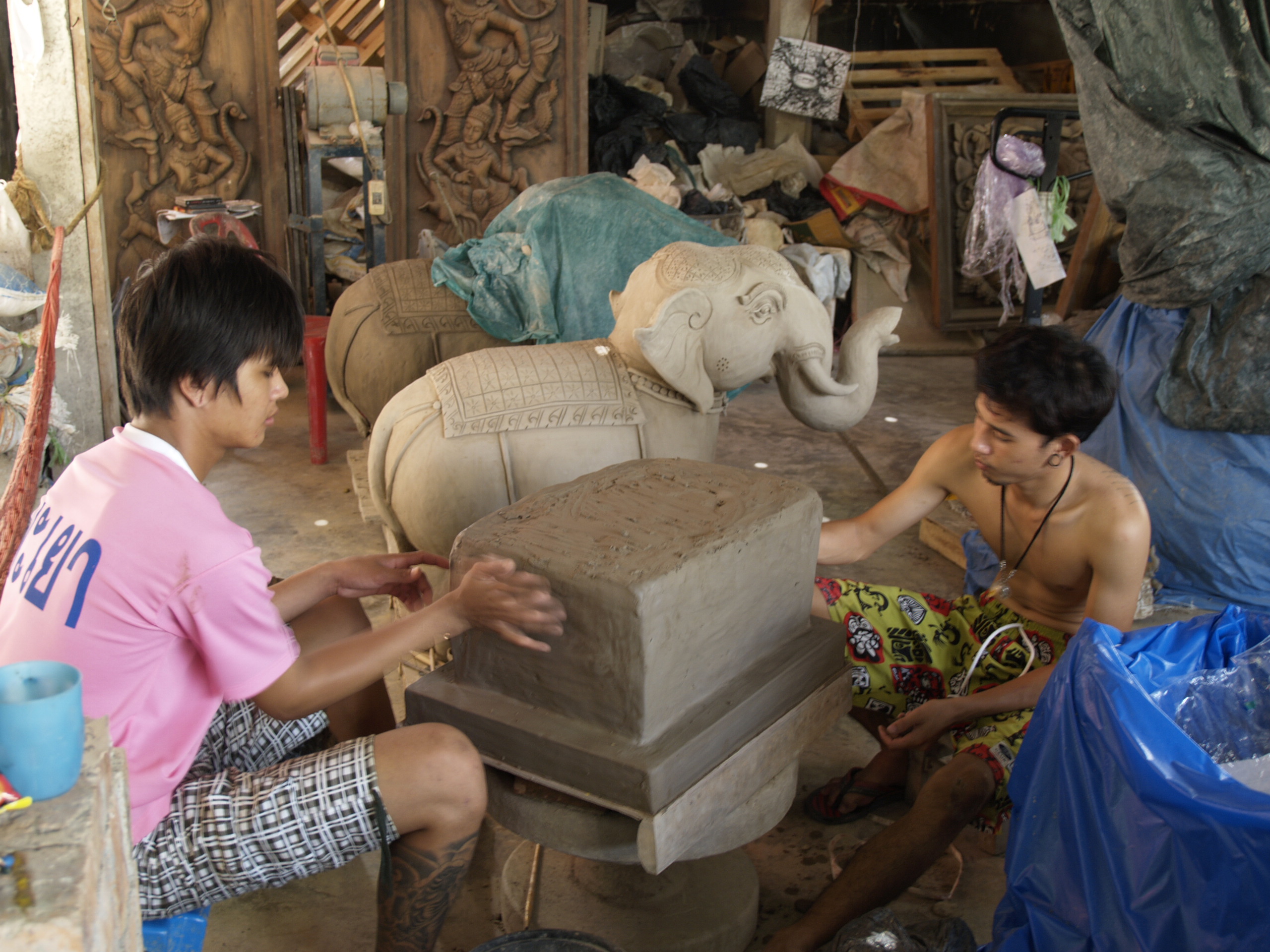 การทำเครื่องสังคโลก